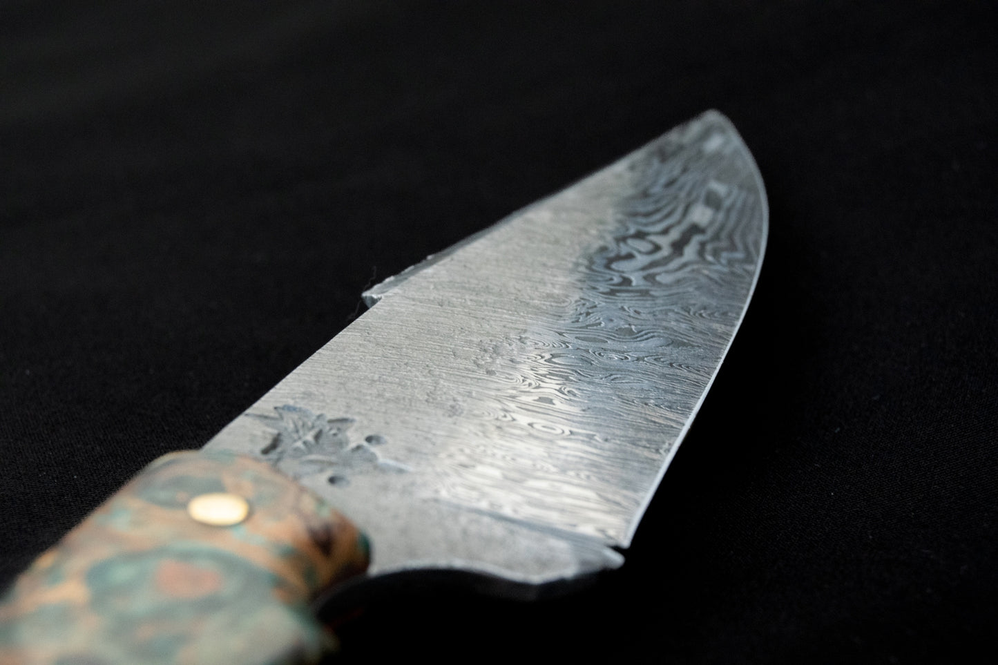 Cuchillo de monte Machete en raíz de aliso